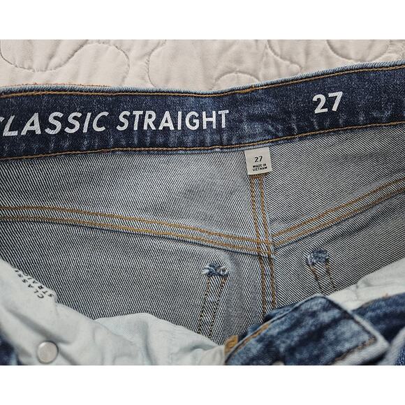 J Crew Classic Straight Jeans Sz 27 - Picture 7 of 12